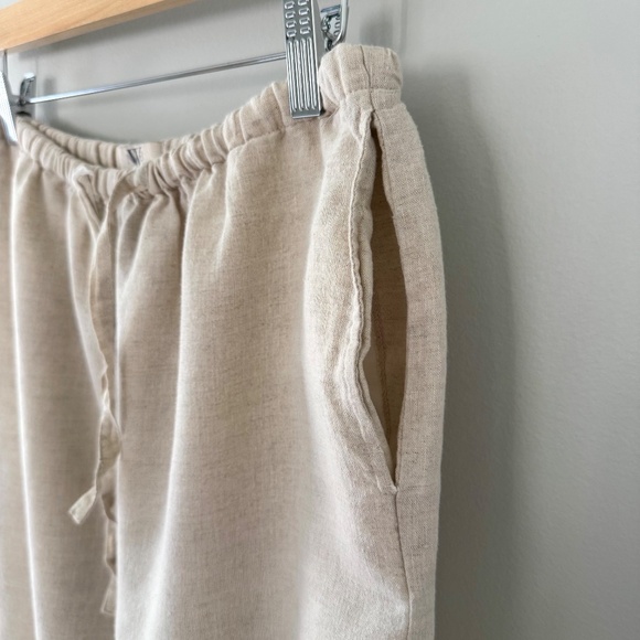 NWB Casuals Beige Linen Pants Women's‎ Medium - Picture 5 of 14